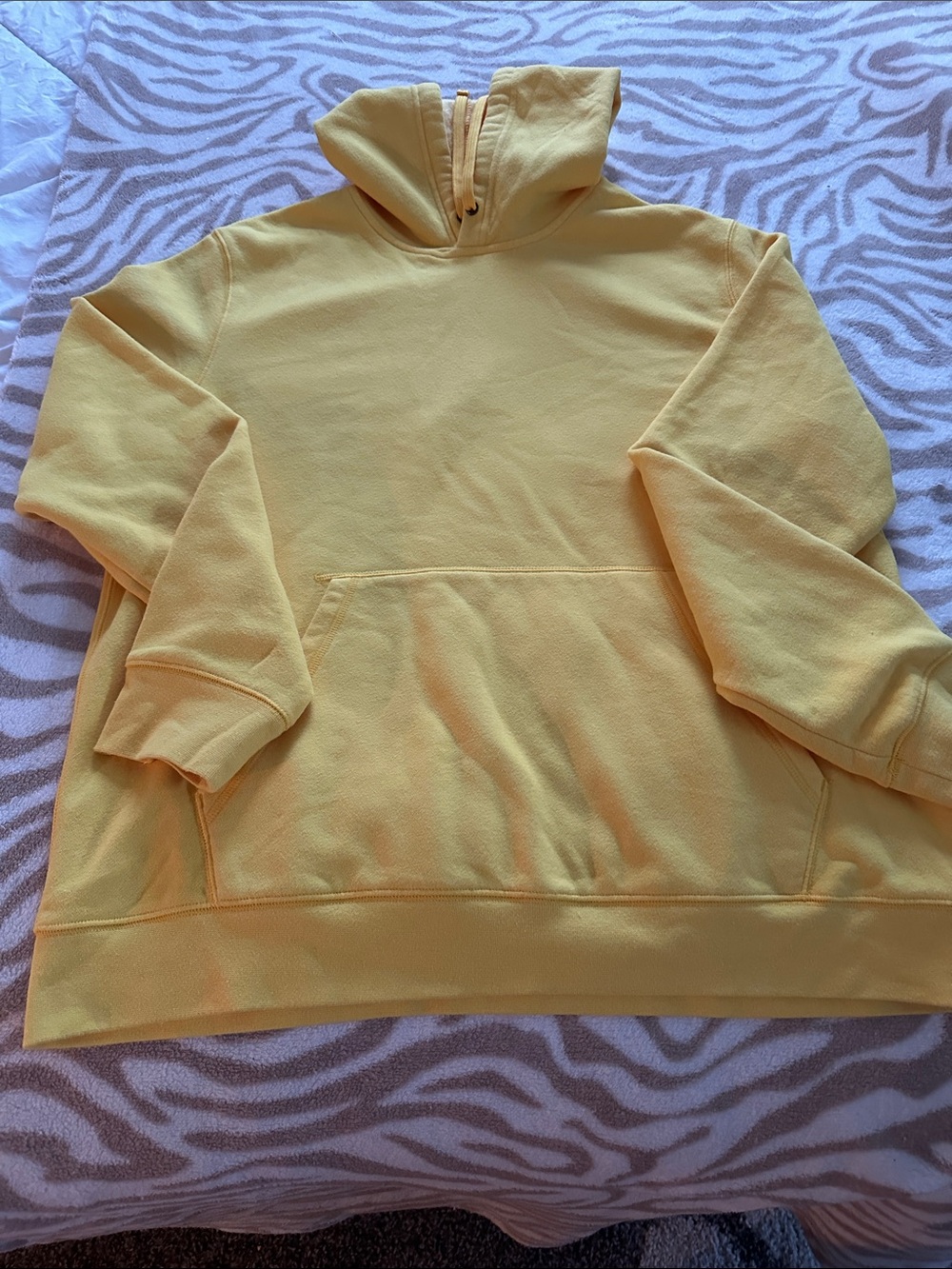 tek gear Yellow Hooded Cowl Sweater